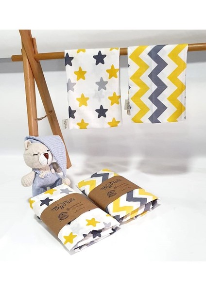 Tek Kişilik 2'li Lastikli Çarşaf-Yastık Kılıfı Takımı modelleri