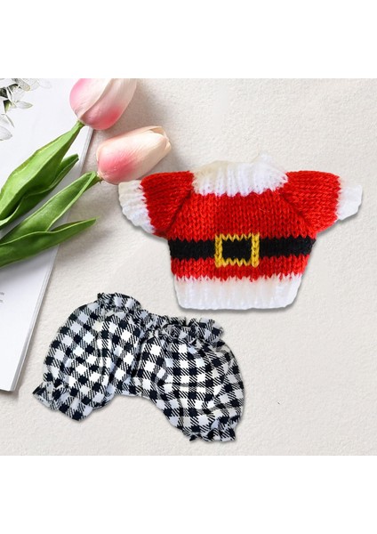 Bebek Kıyafeti Bebek Giysileri Günlük Giyim Rahat Hediyeler Peluş Figürler Oyuncaklar Takım Ekose Pantolon Noel Kazak (Yurt Dışından) modelleri