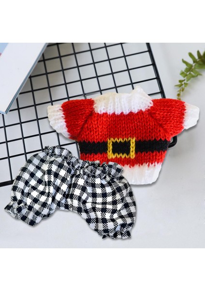 Bebek Kıyafeti Bebek Giysileri Günlük Giyim Rahat Hediyeler Peluş Figürler Oyuncaklar Takım Ekose Pantolon Noel Kazak (Yurt Dışından) fırsatları