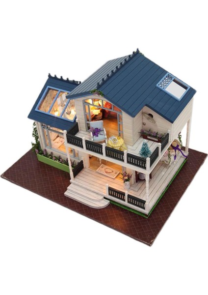 Şap Dollhouse I Romantik Villa Çocuk Noel (Yurt Dışından)