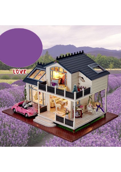 Şap Dollhouse I Romantik Villa Çocuk Noel (Yurt Dışından)