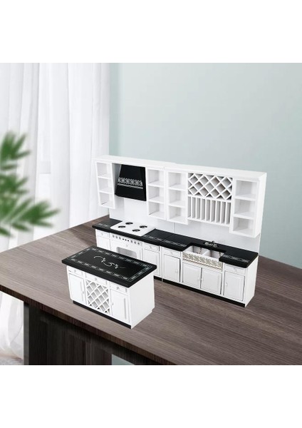 1:12 Ahşap Mutfak Dolapları Süsleme Aksesuarı + (Yurt Dışından) modelleri