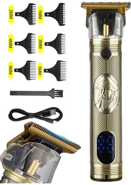 AR-0114 Profesyonel Saç Sakal Ense Vücut Lazer Öncesi Kuaförlere Özel Tıraş Makinesi Demir Kasa