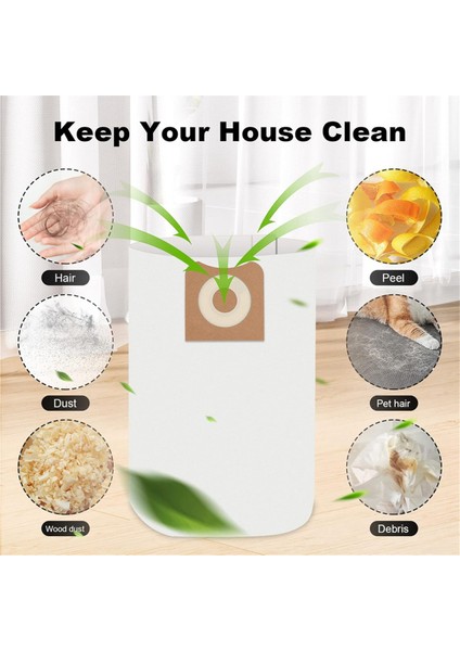 12-16 Galon WD1950 WD1956 WD1850 WD1851 RV2400HF WD1450 WD1680 WD1270 Için 7 Adet VF3502 Vakum Torbası (Yurt Dışından) fiyatları