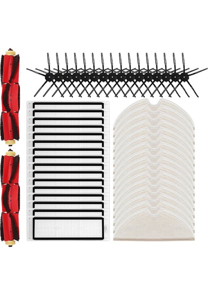 S5/s5 Max/s6/s6 Maxv/s6 PURE/E4/E5/S51/S52/S55 Ana Yan Fırça Filtresi Paspas Bezi ile Uyumlu Aksesuarlar (Yurt Dışından)