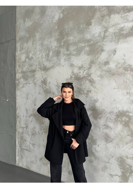 Kaşe Kumaş Düğmeli Kadın Blazer Ceket fiyatları