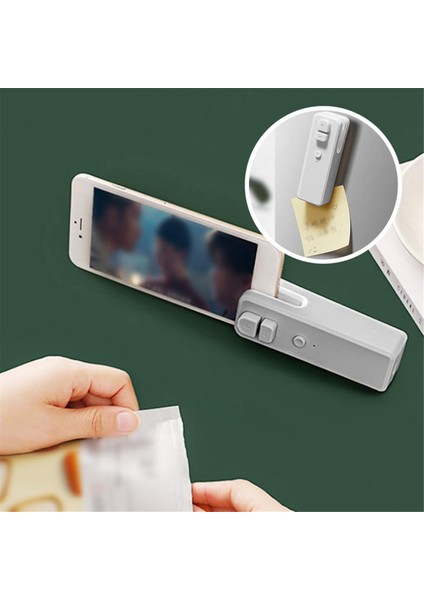 Mini Poşet Sızdırmazlık Isı Sızdırmazlık Aracı 2'si 1 Arada Şarj Edilebilir Taşınabilir El Tipi Vakumlu Gıda Sızdırmazlık Atıştırmalıklar Sebze (Yurt Dışından) fırsatları