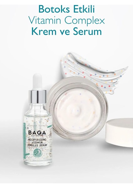 Botoks Etkili Nemlendirici Vitamin Complex Krem ve Serum