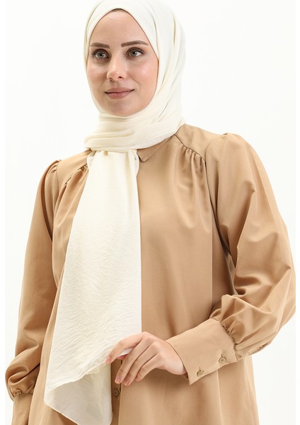 Soft Pamuk Şal 2000-38 Ekru