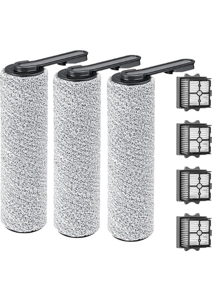 Floor One S5/floor One S5 Pro 2 Kablosuz Elektrikli Süpürge Için Yedek Fırça Silindirleri ve Hepa Filtreleri (Yurt Dışından)