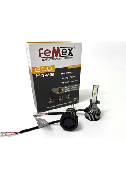 Yeni Eco Power H1 Şimşek Etkili LED Xenon Fanlı 50W 9000 Lumen fiyatları