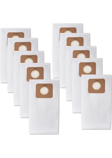 10 Adet Tip A Hepa Vakum Torbası Riccar Dik Vakumlar Için Yedek 2000 4000 R100 R200 R300 Çöp Torbası (Yurt Dışından)