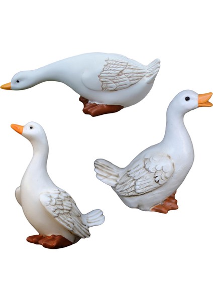 3 Ördek Heykeli Dekorasyon Açık Heykel El Yapımı (Yurt Dışından) fiyatları