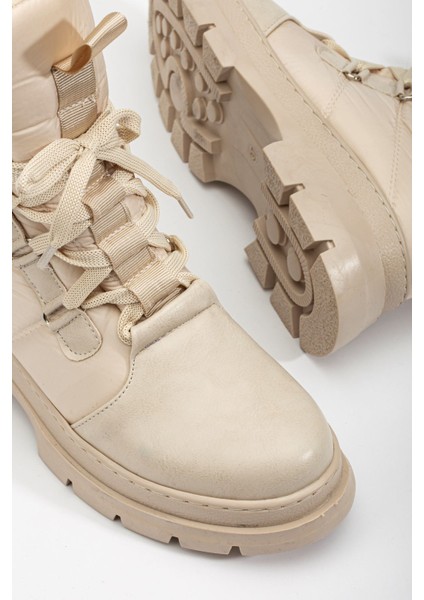 Town Bej Bağcık Detaylı Paraşüt Kadın Bot modelleri