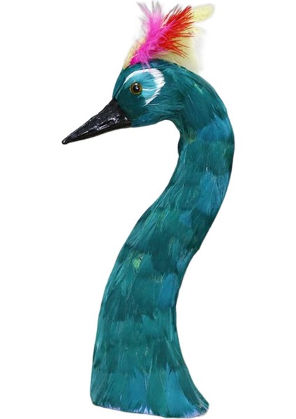 Kuşu Heykeli Heykel Dekoratif Kitaplık, Dolap, Yeşil (Yurt Dışından)