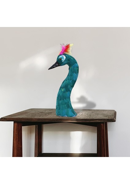 Kuşu Heykeli Heykel Dekoratif Kitaplık, Dolap, Yeşil (Yurt Dışından) fırsatları