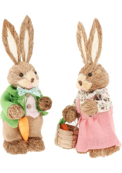 Tavşan 35 cm Giysili Paskalya I Dekor Tavşanı (Yurt Dışından)