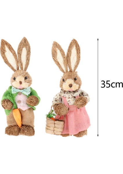 Tavşan 35 cm Giysili Paskalya I Dekor Tavşanı (Yurt Dışından) fırsatları