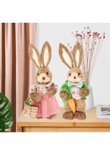 Tavşan 35 cm Giysili Paskalya I Dekor Tavşanı (Yurt Dışından) indirimleri
