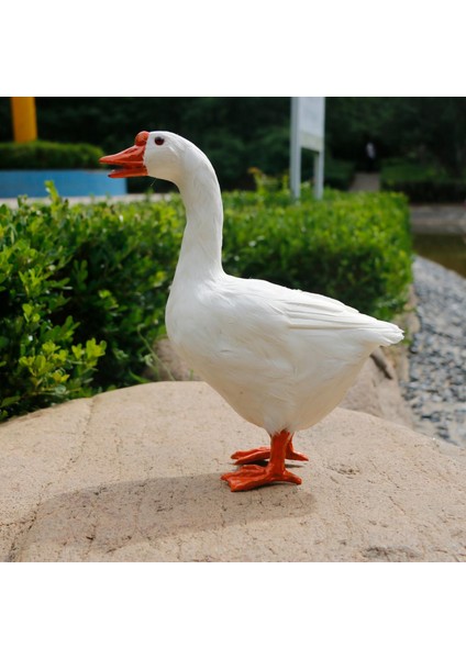 Animasyonlu Tüylü Kaz Heykeli El Yapımı Heykel (Yurt Dışından) indirimleri