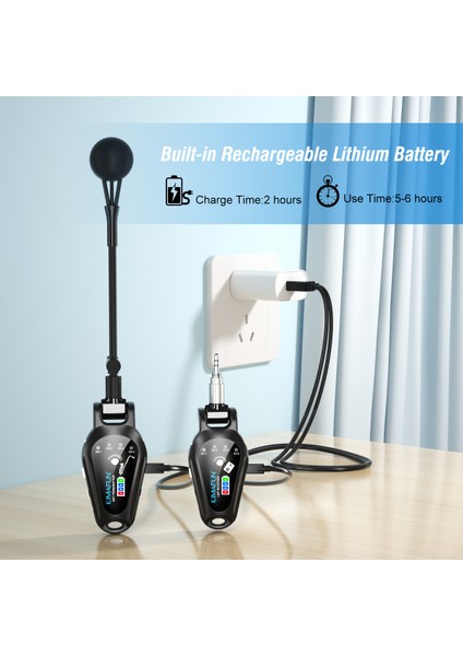 Kımafun Wıreless Saksafon ve Trompet Mikrofonu KM-U307-1 fırsatları