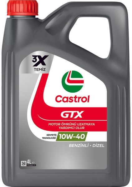 GTX 10W-40 A/B 4 Litre (Üretim yılı 2024)