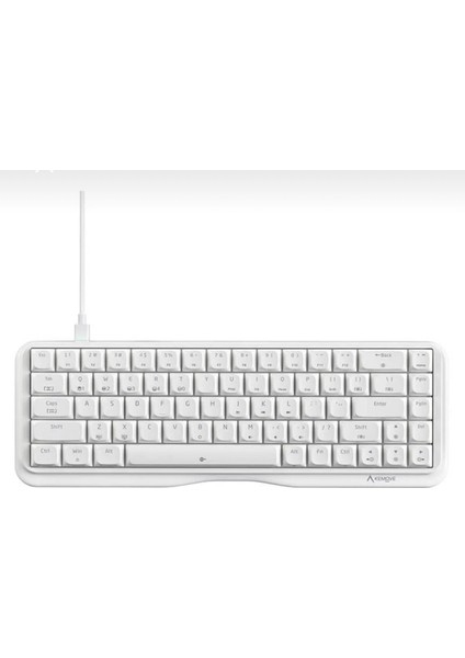K68SE %65 Sade Tasarım USB Beyaz Mekanik Red Switch Gaming Oyuncu Klavyesi Aparat Hediyeli fiyatları