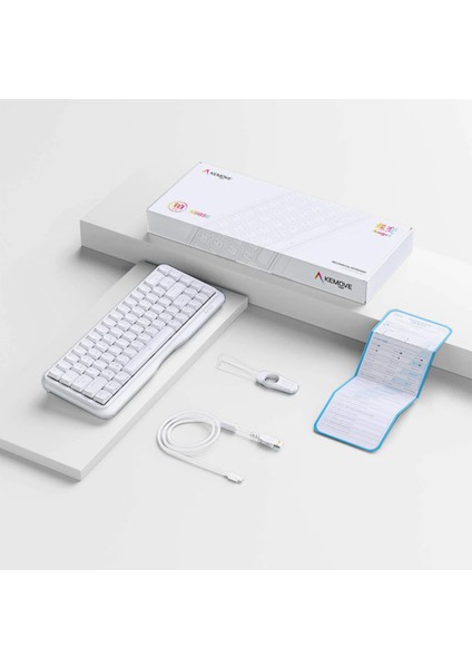 K68SE %65 Sade Tasarım USB Beyaz Mekanik Red Switch Gaming Oyuncu Klavyesi Aparat Hediyeli modelleri
