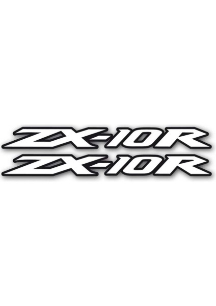 Kawasaki ZX10 R Baskılı Korumalı Sticker Etiket Modeli