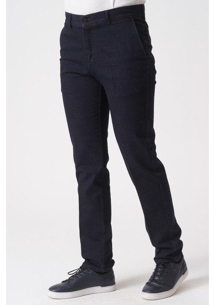 São Paulo P1033 Slim Fit Leo Likralı Pamuklu Tencel Pantolon Laci