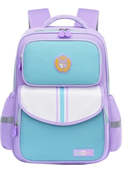 Yeni Ilkokul Kız Okul Çantası, Hafif Ingiliz Tarzı, Su Geçirmez ve Aşınmaya Dayanıklı, 1-6. Sınıflar Için Çocuk Sırt Çantası (Yurt Dışından)