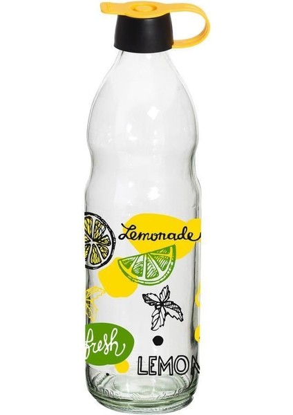 1 Lt Lemonade Desenli Boğumlu Su Şişesi