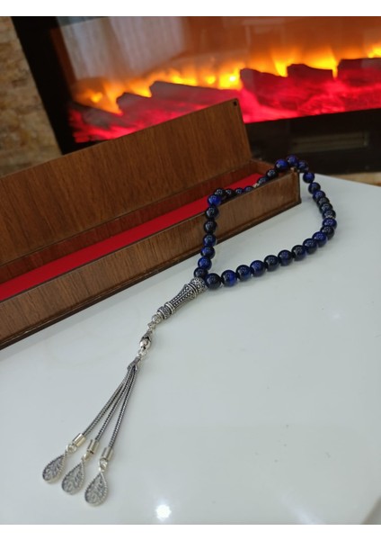 Kaplangözü Doğal Taş Gümüş Tesbih