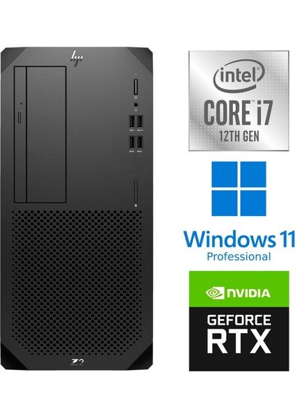 Z2 G9 Intel Core I7-12700K 32GB 1tb SSD Rtx A2000 12 GB Windows 11 Pro Iş Istasyonu 4Y0H6AV 001