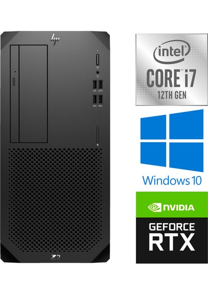 Z2 G9 Intel Core I7-12700K 32GB 512GB SSD Rtx A2000 12 GB Windows 10 Pro Iş Istasyonu 4Y0H6AV
