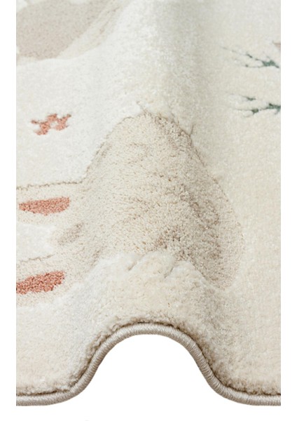 Piccolo Pcl 04 Cream Multy Hav ve Toz Vermeyen Çocuk Halısı modelleri