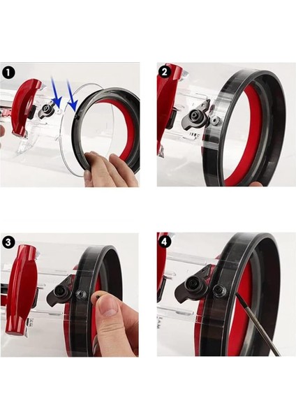 V10 Slim V12 Dijital Elektrikli Süpürge Yedek Parçaları Için Toz Haznesi Kova Üstü Sabit Sızdırmazlık Halkası (Yurt Dışından) modelleri