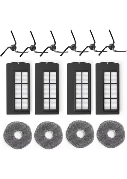 X9 Pro Elektrikli Süpürge Aksesuarları Seti, Yan Fırçalar, Paspas Bezi Pedleri, Vakumlu Toz Torbaları Için Yedek Parçalar (Yurt Dışından)