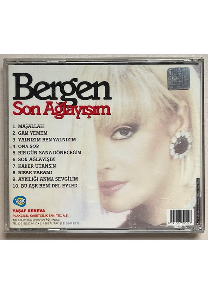 Bergen - Son Ağlayışım CD