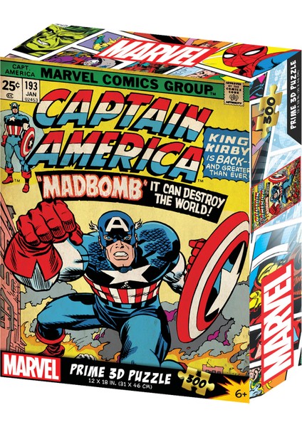 Marvel Comics Captain America Puzzle 300 Parça 33175 fiyatları