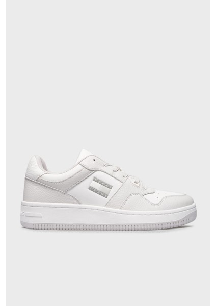 Tommy Jeans Logolu Deri Sneaker Ayakkabı Erkek Ayakkabı EM0EM01513 P06