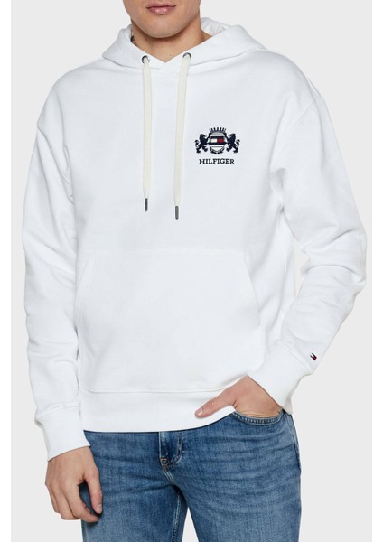 Pamuk Regular Fit Kapüşonlu Sweat Erkek Sweat MW0MW37462 Ybr