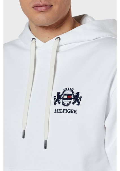 Pamuk Regular Fit Kapüşonlu Sweat Erkek Sweat MW0MW37462 Ybr