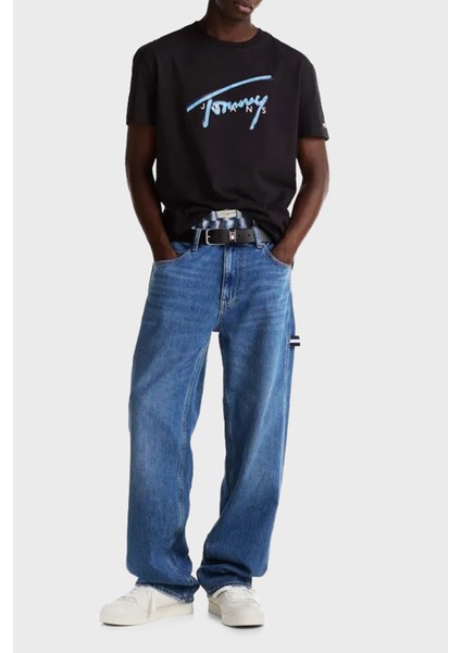 Pamuk Regular Fit Bisiklet Yaka Logolu T Shirt Erkek T Shirt DM0DM21109 Bds modelleri