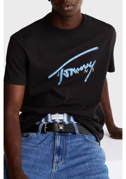 Pamuk Regular Fit Bisiklet Yaka Logolu T Shirt Erkek T Shirt DM0DM21109 Bds fırsatları