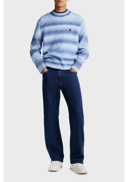 Streç Pamuklu Regular Fit Normal Bel Düz Paça Jeans Erkek Kot Pantolon DM0DM21183 1bj fiyatları