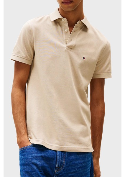 Pamuklu Slim Fit Polo Yaka T Shirt Erkek Polo Yaka T Shirt MW0MW17771 Rbt