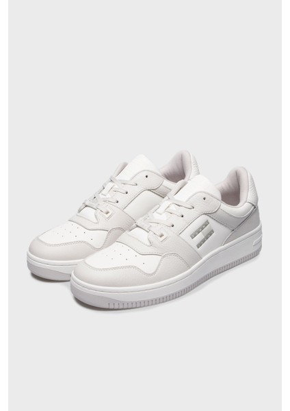 Tommy Jeans Logolu Deri Sneaker Ayakkabı Erkek Ayakkabı EM0EM01513 P06 modelleri