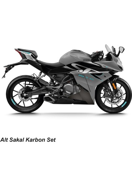 Cfmoto 250SR Alt Sakal Karbon Stıcker Set