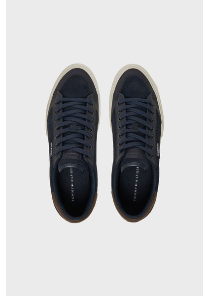 Logolu Süet Sneaker Ayakkabı Erkek Ayakkabı FM0FM05458 Dw5 fırsatları